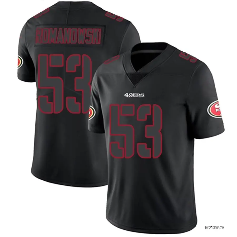 Black Impact Men's Bill Romanowski San Francisco 49ers Limited Jersey