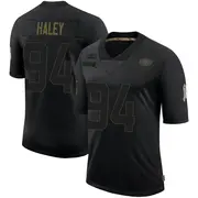 Black Men's Charles Haley San Francisco 49ers Limited 2020 Salute To Service Jersey