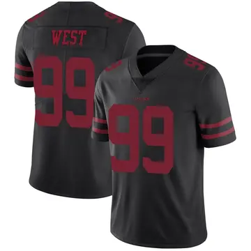 Black Men's C.J. West San Francisco 49ers Limited Alternate Vapor Untouchable Jersey