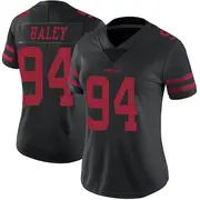 Black Women's Charles Haley San Francisco 49ers Limited Alternate Vapor Untouchable Jersey