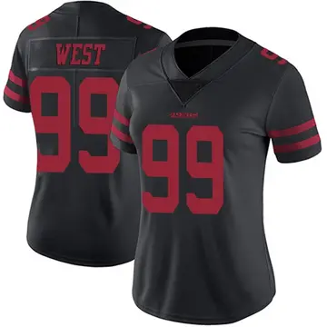Black Women's C.J. West San Francisco 49ers Limited Alternate Vapor Untouchable Jersey