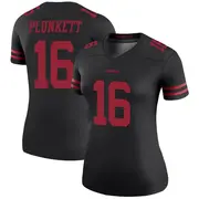 Black Women's Jim Plunkett San Francisco 49ers Legend Color Rush Jersey