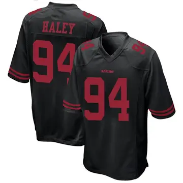 Black Youth Charles Haley San Francisco 49ers Game Alternate Jersey