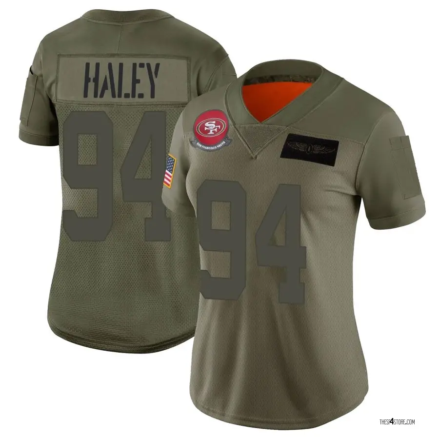 Camo Women's Charles Haley San Francisco 49ers Limited 2019 Salute to Service Jersey