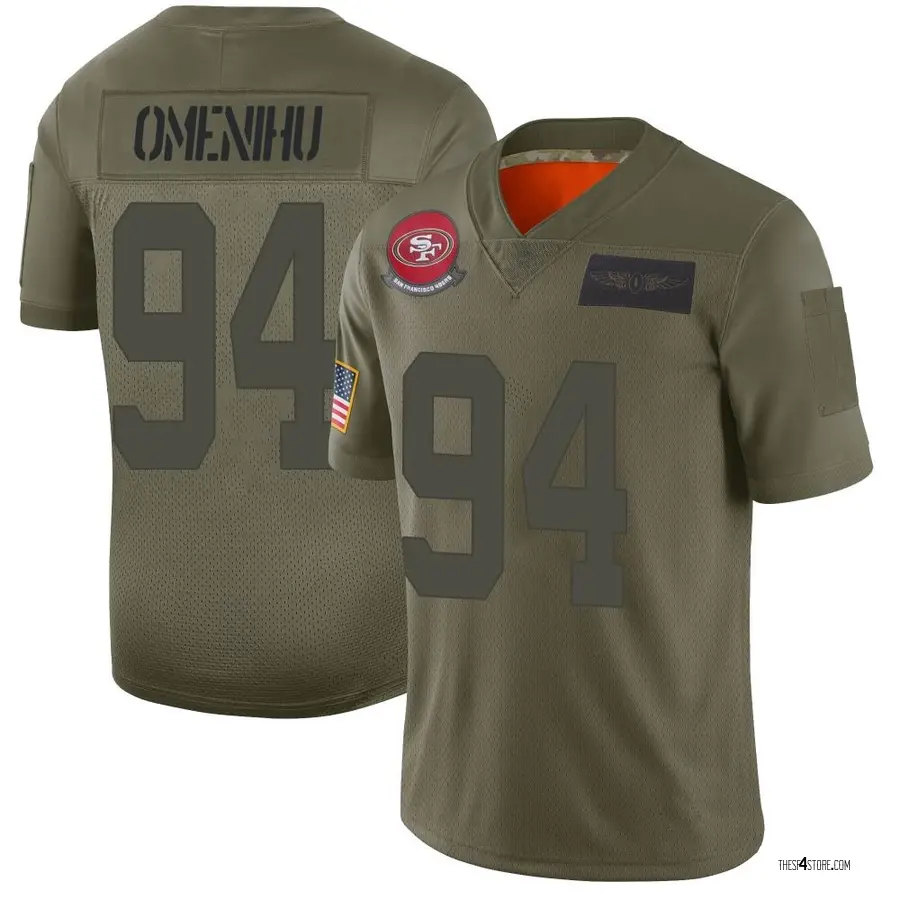 Camo Youth Charles Omenihu San Francisco 49ers Limited 2019 Salute to Service Jersey
