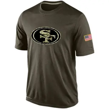 Olive Men's San Francisco 49ers Salute To Service KO Performance Dri-FIT T-Shirt