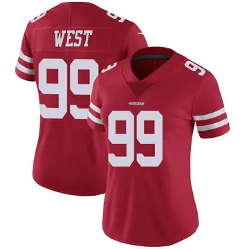 Red Women's C.J. West San Francisco 49ers Limited Team Color Vapor Untouchable Jersey