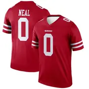 Scarlet Youth Siran Neal San Francisco 49ers Legend Jersey