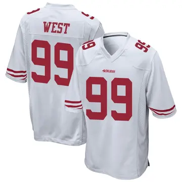 White Men's C.J. West San Francisco 49ers Game Jersey
