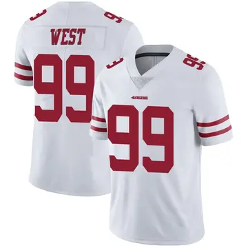 White Youth C.J. West San Francisco 49ers Limited Vapor Untouchable Jersey